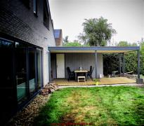 Overkapping of aanbouw woning